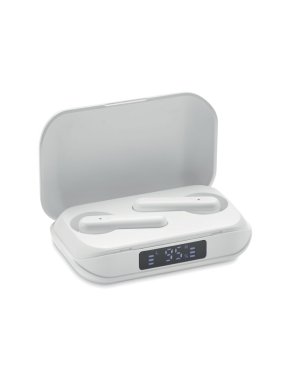 Sluchátka TWS z ABS > bílá