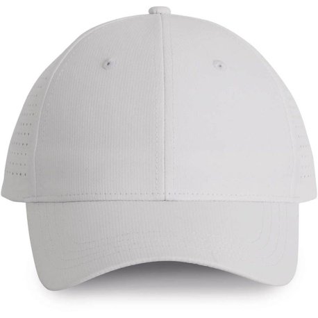6 panelová kšiltovka (K-UP PERFORATED PANEL CAP - 6PANELS) > bílá
