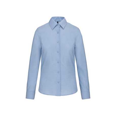 Dámská košile(KARIBAN LADIES LONG SLEEVE SHIRT)>modrá (oxford)>M