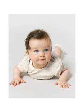 Dětské body (STANLEY/STELLA Baby Body) > bílá (eco heather) > 3/6M