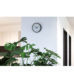 Nástěnné hodiny > černá / bílá