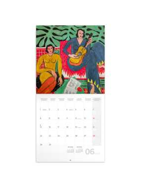 Nástěnný kalendář (Henri Matisse 2026) - 30 x 30 x 1 cm
