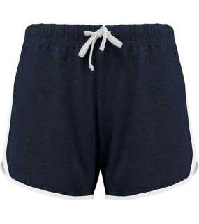 Dámské krátké kalhoty (Proact LADIES' SPORTS SHORTS) > modrá (navy) / bílá > 2XL