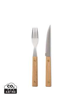 Sada 8ks příborů na grilování VINGA Paso > hnědá