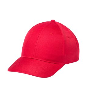 6 panelová kšiltovka> červená