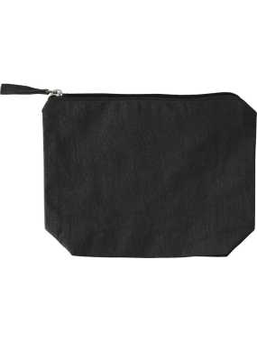 Kosmetická taška z recyklované bavlny > černá