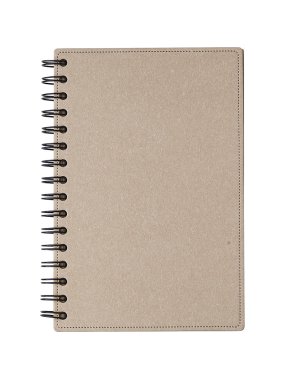 Kroužkový zápisník z recyklovaného kartonu A5 > hnědá