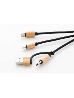 USB nabíjecí kabel > přírodní/černá