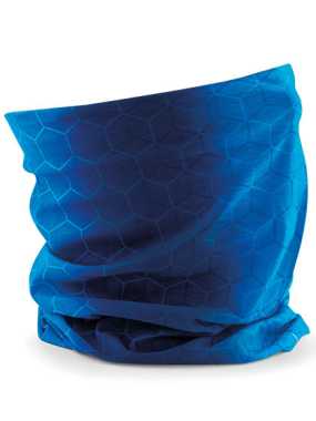 Unisex šátek (Beechfield Morf Geometric) > modra (geo)