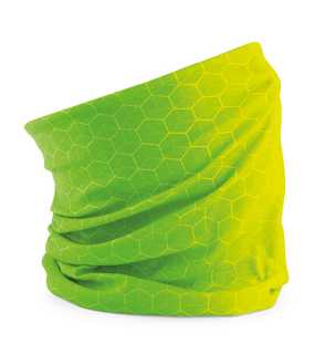 Unisex šátek (Beechfield Morf Geometric) > zelená / žlutá (geo lime)