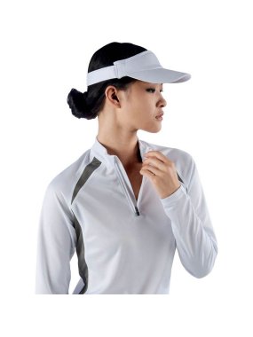 Unisex kšilt(KARIBAN VISOR SPORTS SUN VISOR)>bílá