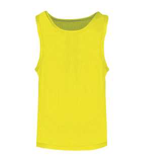 Dětská sportovní vesta(Proact KID'S MESH MULTISPORT BIB)>žlutá(fluorescent)>10/14