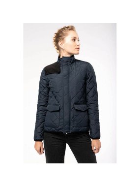Dámská bunda (Kariban "WOMEN'S Quilted JACKET")>zelená (mechem) / černá>S