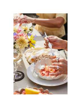 Příbor 4ks (SAGAFORM) > stříbrná