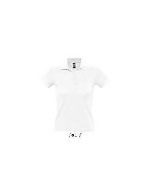 Dámská polokošile(SOLS PEOPLE WOMENS PIQUE POLO SHIRT)>bílá>M