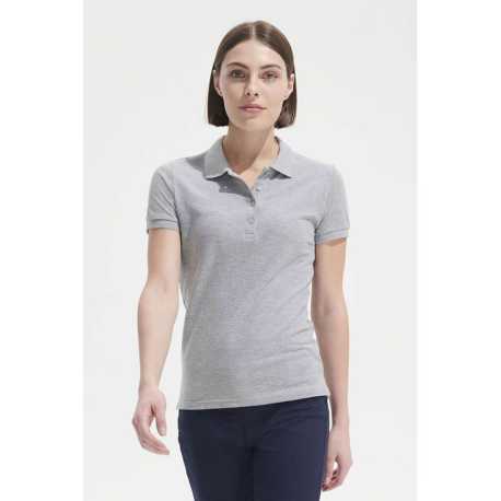 Dámská polokošile(SOLS PEOPLE WOMENS PIQUE POLO SHIRT)>červená>L