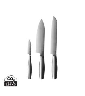 Sada 3 kuchyňských nožů BOSKA Copenhagen > šedá (steel)