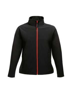 Dámská bunda (REGATTA Ablaze WOMEN'S PRINTABLE SOFTSHELL)>černá / červená (classic)>2XL