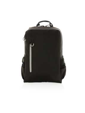 Batoh na 15,6" notebook Lima Impact z RPET AWARE > čierna / biela