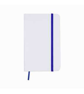 Poznámkový blok > bílá / modrá