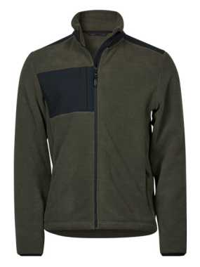 Unisex mikina (Tee Jays Mountain Fleece) > zelená (deep) / černá > XS