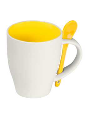 Hrnek se lžičkou Palermo > žlutá