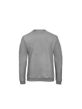 Unisex mikina (B & C Crew Neck Sweatshirt 50/50)>šedá (heather)>M