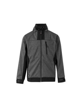 Pánská bunda (VELILLA TWO-TONE HOOD SOFT SHELL) > šedá (heather dark) / černá > S