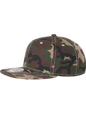 6 panelová kšiltovka> zelená (maskáčová)