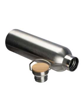 Dvoustěnná termoska z nerezu, 1000 ml > šedá