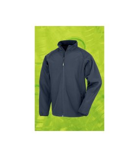 Pánská bunda (RESULT Recycled Mens 2-Layer Printable Softshell Jacket) > modrá (navy) > L