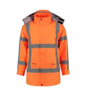 Unisex bunda (TRICORP RWS Parka) > oranžová (reflexní) > 4XL