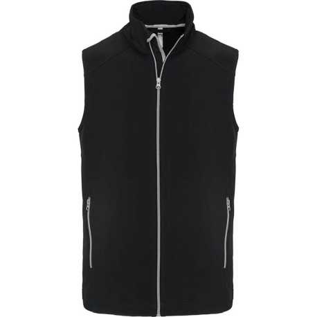 Unisex vesta (Kariban 2-LAYER SOFTSHELL BODYWARMER) > černá > 2XL