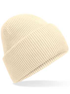 Unisex čepice (Beechfield Classic Engineered Deep Cuffed Beanie) > béžová (vanilla)