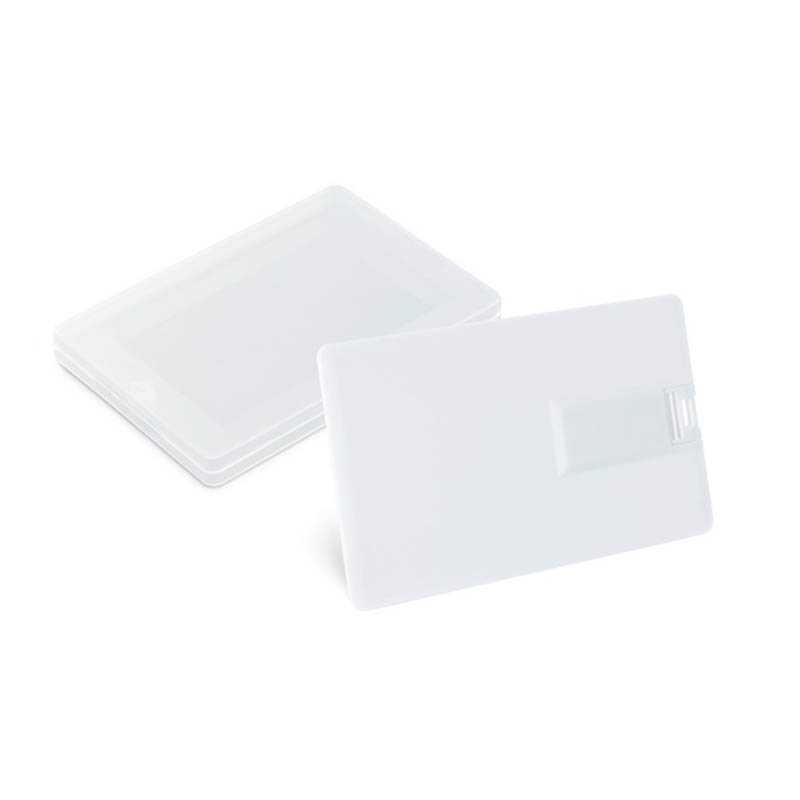 USB klíč 8GB ve tvaru karty > bílá