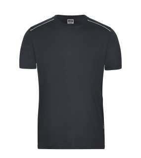 Pánské triko (JN Mens Workwear T-Shirt SOLID)>šedá (carbon)>L