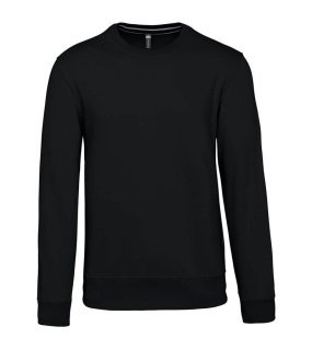 Pánská mikina (Kariban CREW NECK SWEATSHIRT) > černá > L