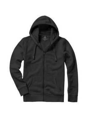 Pánská mikina se zipem (Arora hooded full zip sweater Elevate)> šedá (anthracite)> XXXL