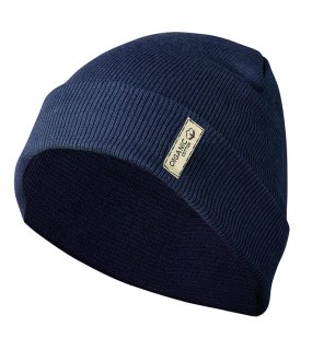 Zimní čepice z organické bavlny > modrá (dark)