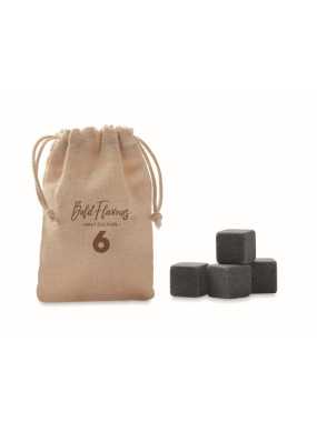 4 Chladící kostky z kamene > béžová