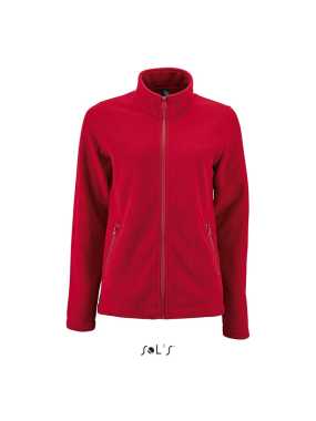 Dámská mikina (SOL'S NORMAN - WOMEN'S PLAIN FLEECE JACKET)>červená>L