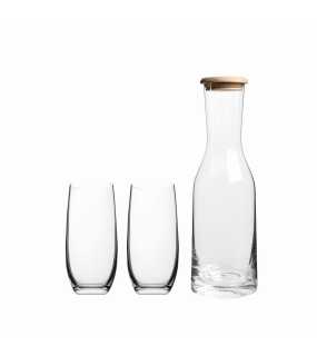 Sada karafy a vysokých sklenic, 1,2 la 350 ml (VANILLA SEASON) > transparentní