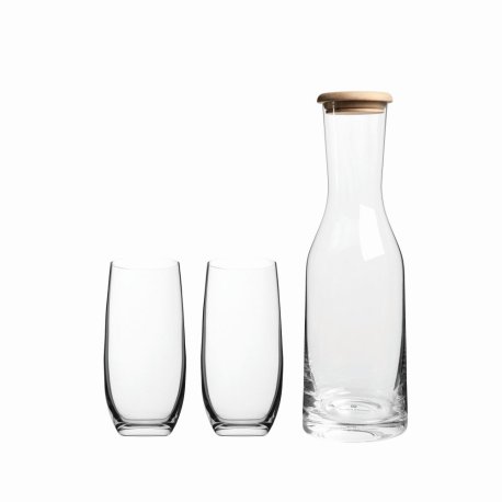 Sada karafy a vysokých sklenic, 1,2 la 350 ml (VANILLA SEASON) > transparentní