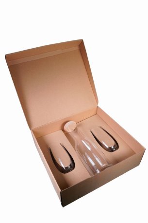 Sada karafy a vysokých sklenic, 1,2 la 350 ml (VANILLA SEASON) > transparentní