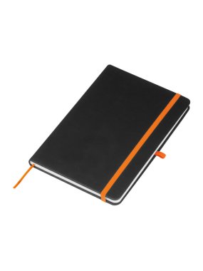 Poznámkový blok A5 s barevným gravírem > oranžová