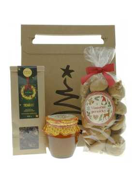Vánoční dárková taška Tichá noc a med
