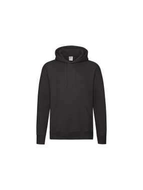 Unisex mikina (Fruit of the Loom-70/30 HOODED SWEAT) > černá > 3XL