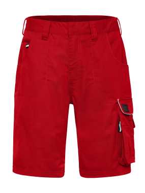 Pánské krátké kalhoty (JN Workwear Bermudas SOLID)>červená>60