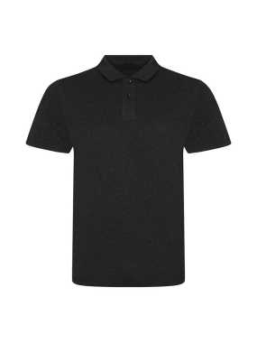 Pánská polokošile (Just Polos TRI-BLEND POLO) > černá (heather) > L