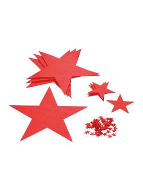Sada hvězdiček> červená